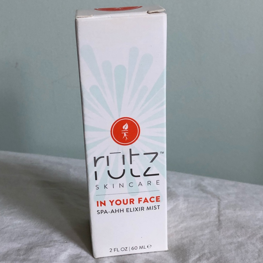 Rūtz skincare In Your Face spa-ahh elixir mist NIB